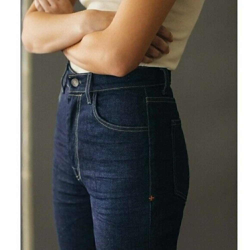 Imogene + Willie Imogene Slim Mid Rise Skinny Indigo Wash Jeans Women's Sz 24